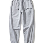 Men Print Drawstring Hoodie & Jogger Pants