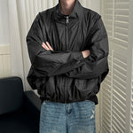 American Stand-up Collar Short Baseball Jacket