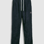 Men's Corduroy Solid Color Elastic Waist Drawstring Casual Pants