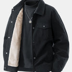 Teddy Lined Pocket Corduroy Jacket