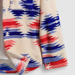 Men's Aztec Style Two Pocket Button Polar Fleece Jacket