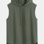 Sleeveless Hooded T-Shirt