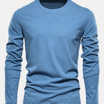 Basic Long Sleeve Cotton T-Shirt