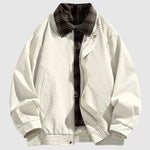 Men's faux two-piece, trendy, loose-fitting lapel vintage oversized jacket