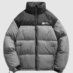Men's Two-color stand collar zipper Ultralight Down Jacket