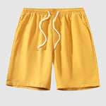 Men's solid color casual versatile quick-drying shorts
