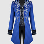 Men's Vintage Punk Medieval Long Tailed Coat