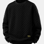 Checkerboard Jacquard Sweatshirt