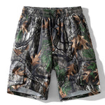 Camouflage New York Print Drop Shoulder Oversize T-Shirt & Forest Camouflage Cargo Shorts
