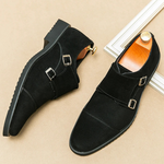 The Duke Suede Monk Strap Shoe