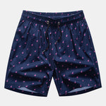 Flamingo Print Drawstring Swim Shorts
