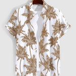 Men's Resort Style Printed Casual Short Sleeve Shirt