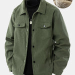Teddy Lined Pocket Corduroy Jacket