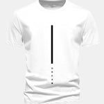 Regular Fit Dream Stripe Print Cotton T-Shirt