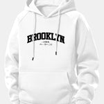 Brooklyn Print Drawstring Hoodie