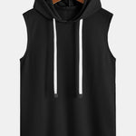 Ribbed Hooded Tank Top