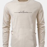 Whatever Slogan Print Cotton Arc Hem T-Shirt