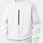Dream Stripe Print Relax Fit Sweatshirt