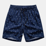 Anchor Print Drawstring Swim Shorts