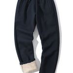 3 Pieces Teddy Lined Straight Leg Pants