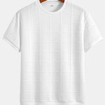 Twisted Squares Jacquard T-Shirt