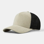 Mesh Corduroy Trucker Baseball Cap