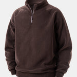 Polar Fleece Quarter Zip Sweatshirt