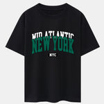 New York Print Drop Shoulder Oversize T-Shirt