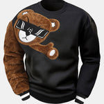 Sunglasses Teddy Bear Crew Neck Sweatshirt