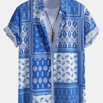 Paisley Border Button Up Shirt