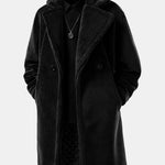 Relax Fit Warm Teddy Fleece Long Coat