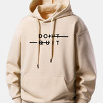 Don't Quit Print Relax Fit Hoodie