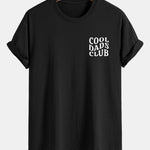 Regular Fit Cool Dads Club Print Cotton T-Shirt