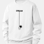 Dream Astronaut Print Relax Fit Sweatshirt