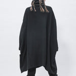 High-neck Pullover Mid-length Sweater
