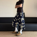 Daisy Loose Wide Leg Capri Pants