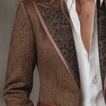 Consuelo - Blazer con Paneles en Espiga