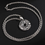 Buddha Stones Koi Fish Dragon Peace Buckle Wealth Necklace Pendant
