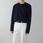 Solid Color Long Sleeve Casual T-Shirt