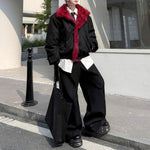 Winter Suede Loose-fitting Fur-lined Cotton Coat
