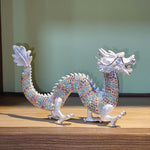 Buddha Stones Handmade Feng Shui Dragon Luck Success Home Decoration