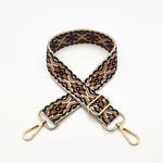Buddha Stones Multicolor Embroidered Shoulder Bag Straps