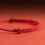 Buddha Stones 925 Sterling Silver Good Fortune Fu Character Agate Pearl Red String Braid Bracelet (Extra 30% Off | USE CODE: FS30)