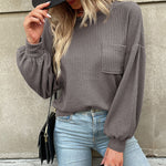 Zeagoo Long Sleeve Backless Hollow Knit Sweater for Women Casual Work Office Loose Fit 2026 | Under