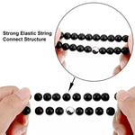 Buddha Stones 3pcs Natural White Turquoise Frosted Stone Bead Yin Yang Wealth Bracelet (Extra 35% Off | USE CODE: FS35)