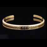 Buddha Stones Six True Words Engraving Titanium Steel Blessing Protection Bracelet