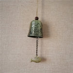 Buddha Stones Feng Shui Buddha Koi Fish Dragon Elephant Wind Chime Bell Luck Wall Hanging Decoration