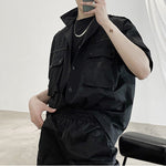 Multi Pocket Cargo Short Sleeved Shirt