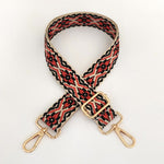 Buddha Stones Multicolor Embroidered Shoulder Bag Straps