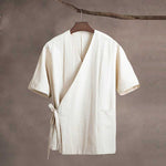 Retro Casual Slanted Placket Cardigan